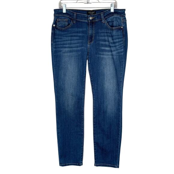 Judy Blue Denim - Judy Blue Straight Fit Jeans Blue Stretchy Denim Women's 13 (34 x 30)